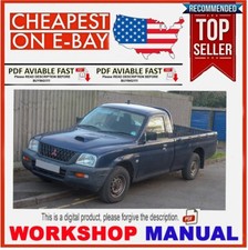 Manual de reparo de serviço de oficina MITSUBISHI TRITON L200 1996-2006 comprar usado  Enviando para Brazil