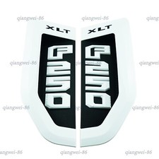 Emblema lateral preto branco para 2017-2022 F250 XLT emblemas DRIVER &PASSANGER comprar usado  Enviando para Brazil