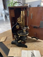 Microscope ancien ernst d'occasion  Coutras
