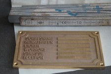 Massive messingplatte schiffse gebraucht kaufen  Freiburg
