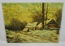 Vintage original oil for sale  Guilford