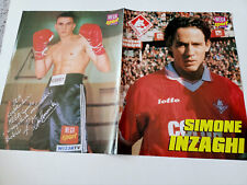 Simone Inzaghi / Sylwester Czereszewski / Złotkowski - Poster 46cm x 30cm 1998  na sprzedaż  PL