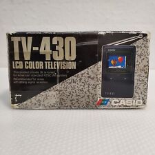 TV portátil Casio TV-430 com tela LCD colorida de 2" TV analógica com estojo comprar usado  Enviando para Brazil