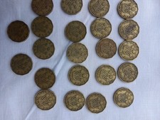 Collection brass threepenny for sale  RIPLEY