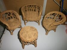 Lot mobilier osier d'occasion  Sedan