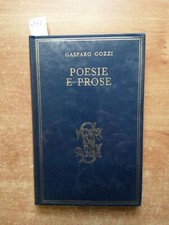 Gasparo gozzi poesie usato  Vaiano Cremasco