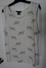 Tshirt leopards cream for sale  Prospect
