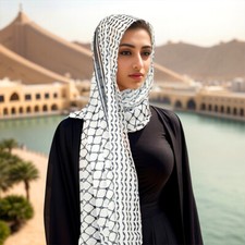Foulard hijab mousseline d'occasion  France