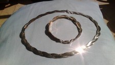 Diamantierte geflochtene silbe gebraucht kaufen  Rahden