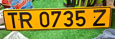 🌎 - ALBÂNIA - Placa de licença GVT vintage da década de 1990 - Edição Tirana, excelente., usado comprar usado  Enviando para Brazil
