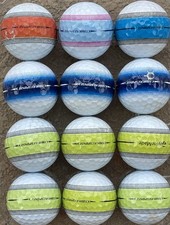 Bola de golfe listrada multicolorida 2023 Taylormade Tour Response estado 3A 12 bolas comprar usado  Enviando para Brazil