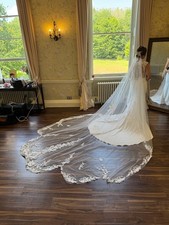 Wedding veil cathedral for sale  LONDON