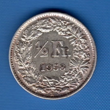 Helvetia franken 1958 gebraucht kaufen  Meerbusch