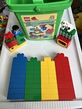 Vintage Lego Duplo 70 peças conjunto completo #3036 com caixa de armazenamento verde original comprar usado  Enviando para Brazil
