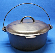 Griswold No. Forno holandês de ferro fundido 9 834 com Griswold nº Logotipo inclinado com 9 tampas 2552, usado comprar usado  Enviando para Brazil