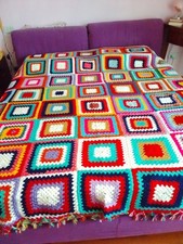 Coperta matrimoniale uncinetto usato  Ravenna