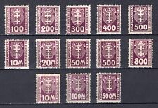 1923 Danzig Porto aus 15-25 * ungebraucht Sätze X/Y und Einzelmarken zur Auswahl comprar usado  Enviando para Brazil