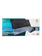 Teclado inalámbrico y mouse láser Logitech Cordless Desktop S520  segunda mano  Embacar hacia Mexico