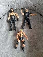 Three wwf wrestling for sale  REDCAR