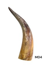 UN CUERNO DE VACA MEDIANO SIN PULIR, CUERNO REAL, ÚNICO EN SU CLASE, COLOR NATURAL, #04 segunda mano  Embacar hacia Mexico