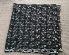 black lace fabric for sale  LONDON