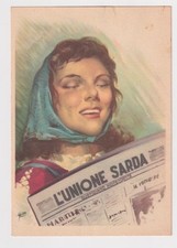 Cartolina unione sarda usato  Assemini