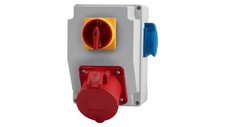 Rozdzielnia RS-KOMBI - gniazda 32A 5p, 230V, L/P (32A-Z) na sprzedaż  PL