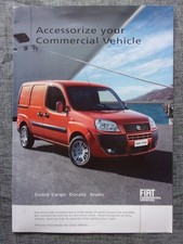 Folheto de acessórios FIAT DOBLO CARGO DUCATO & SCUDO Vans original Reino Unido Mkt, usado comprar usado  Enviando para Brazil