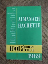 Almanach hachette 1969 d'occasion  Marseille X