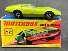 Matchbox Superfast MB52-A13: Dodge Charger MK 3 (base não pintada) com caixa tipo H, usado comprar usado  Enviando para Brazil