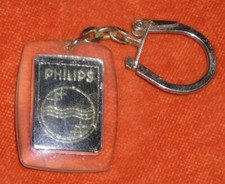 Porte-clés Key ring PHILIPS  Noir et or  recto = Verso comprar usado  Enviando para Brazil