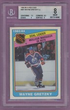 1984 84-85 OPC O-PEE-CHEE LEAGUE GOAL LEADER WAYNE GRETZKY #381 BGS 8 QUASE PERFEITO-PERFEITO comprar usado  Enviando para Brazil