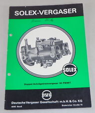 Carburador Manual Solex Double Down-Draft 34 PMMT de 08/1967 comprar usado  Enviando para Brazil