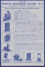 Volantino pubblicità officine usato  Trappeto