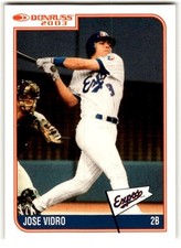 2003 Donruss Montreal Expos Jose Vidro #56, usado comprar usado  Enviando para Brazil
