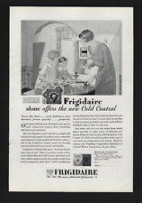 1929 Frigidaire Sozinho Oferece O Novo Anúncio de Impressão de Geladeira Controle a Frio, usado comprar usado  Enviando para Brazil