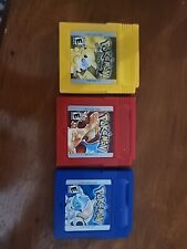 Usado, Pokemon: Versión Amarilla + Azul + Roja (Nintendo Game Boy) -Batería Original - Ahorra segunda mano  Embacar hacia Argentina