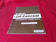 Suzuki z400sm supplementary for sale  Anaheim
