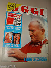 Oggi 1980 papa usato  Italia