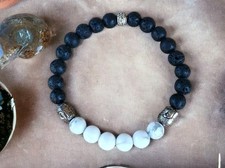Bracelet homme howlite d'occasion  Saint-Jeannet