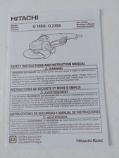 Hitachi smerigliatrice disco usato  Spedire a Italy