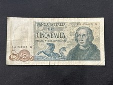 Banconota 5000 lire usato  Monserrato