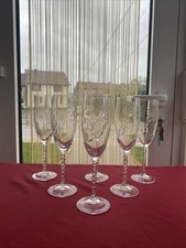 Flûtes champagne cristal d'occasion  Étain