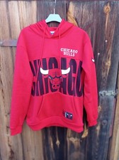 Bluza z kapturem Chicago Bulls NBA męska duża czerwona koszykówka Jordan sportowa bluza Y2K na sprzedaż  PL