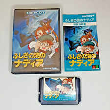 Nadia the Secret Of Blue Water Sega Mega Drive Cartridge Japanese Box and Manual comprar usado  Enviando para Brazil