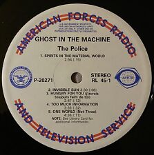 The POLICE Ghost In The Machine 1981 US PROMO American Forces Radio LP AFRTS comprar usado  Enviando para Brazil