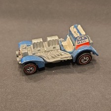 Vintage 1970 Mattel Hot Wheels HK Redline Azul Correio dos EUA Entrega Especial Muito Bom Estado comprar usado  Enviando para Brazil
