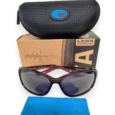 Óculos de sol Costa Del Mar à deriva cristal roxo polarizado lente poli 60mm com estojo comprar usado  Enviando para Brazil