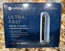 Modem a Cabo Motorola MG8702 DOCSIS 3.1 + Roteador Wi-Fi AC3200 – Caixa Aberta, usado comprar usado  Enviando para Brazil