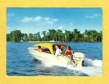 Cartolina motoscafo natante usato  Crema